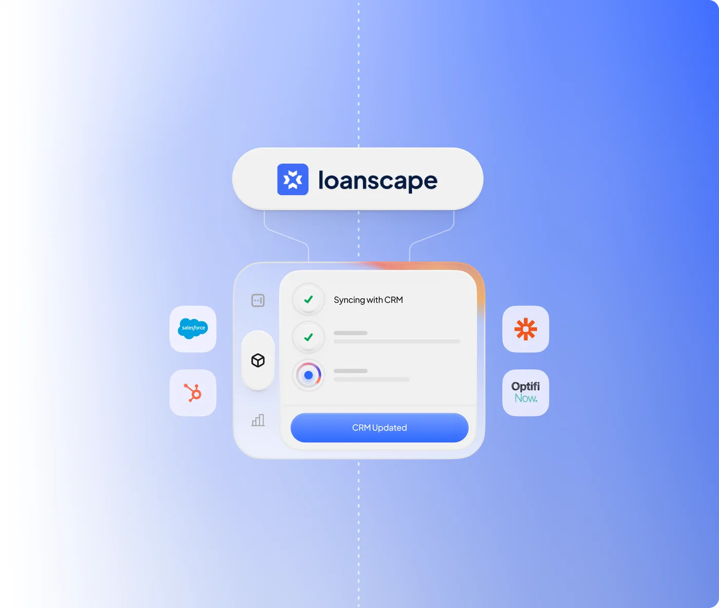 Loanscape syncing broker data to CRM and marketing tools.
